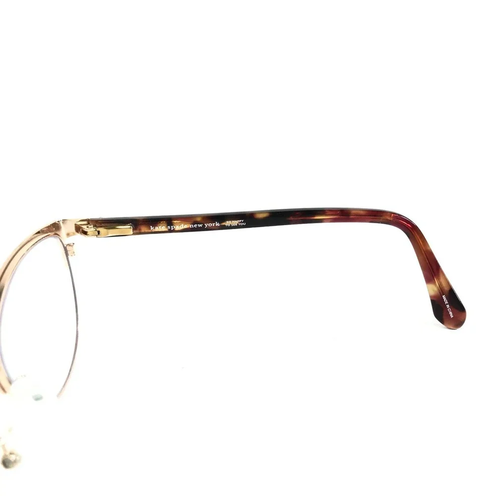 Kate Spade New York Eyeglasses Frames HADLEE MFX Red Tortoise Cat Eye 52-16-140